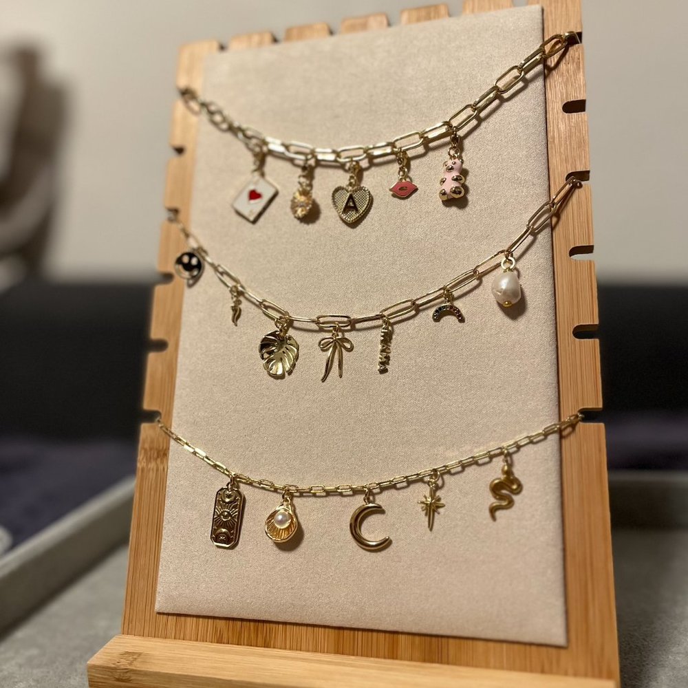 Custom Charm Necklace - Choose your charms LIVE